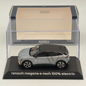 Norev 1/43 Renault Megane E-Tech 100% Electric Premium Partner Grey Diecast-