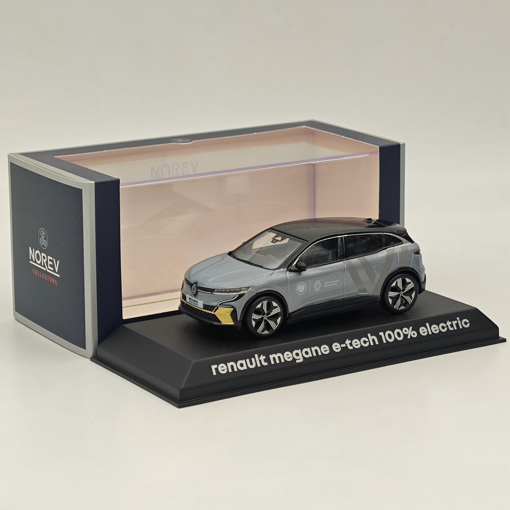 Norev 1/43 Renault Megane E-Tech 100% Electric Premium Partner Grey Diecast- - Image 2