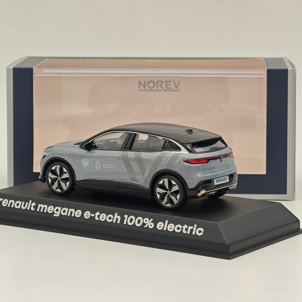 Norev 1/43 Renault Megane E-Tech 100% Electric Premium Partner Grey Diecast- - Image 4
