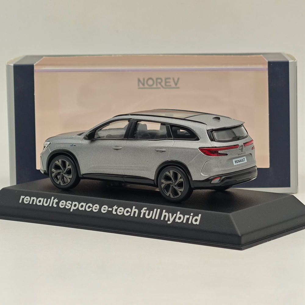 Norev 1/43 Renault Espace E-tech Full Hybrid Grey Diecast Model Cars Collection- - Image 4