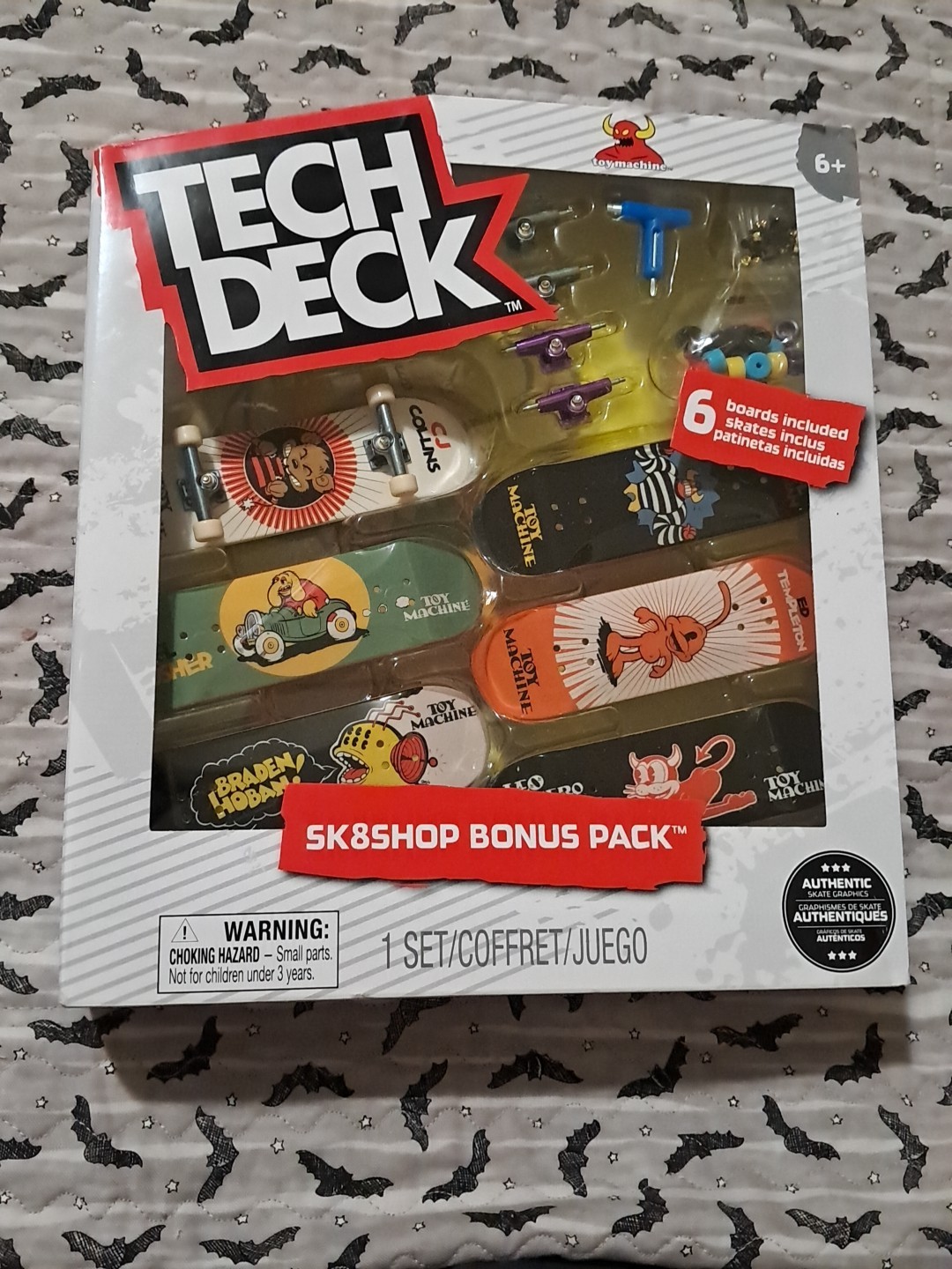 Tech Deck SK8SHOP BONUS PACK TOY MACHINE: Collins, Romero, Templeton, Hoban