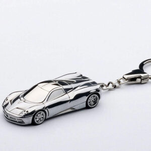 Autoart Pagani Huayra Car Keychain Chrome
