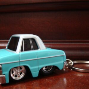 1964 64 CHEVROLET IMPALA SKY BLUE CHEVY MUSCLE CAR KEYCHAIN AUTOMOTIVE KEY CHAIN