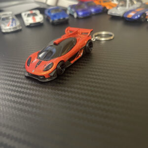 Hot Wheels Custom Keychain GMA T.50s Orange Gordon Murray Automotive