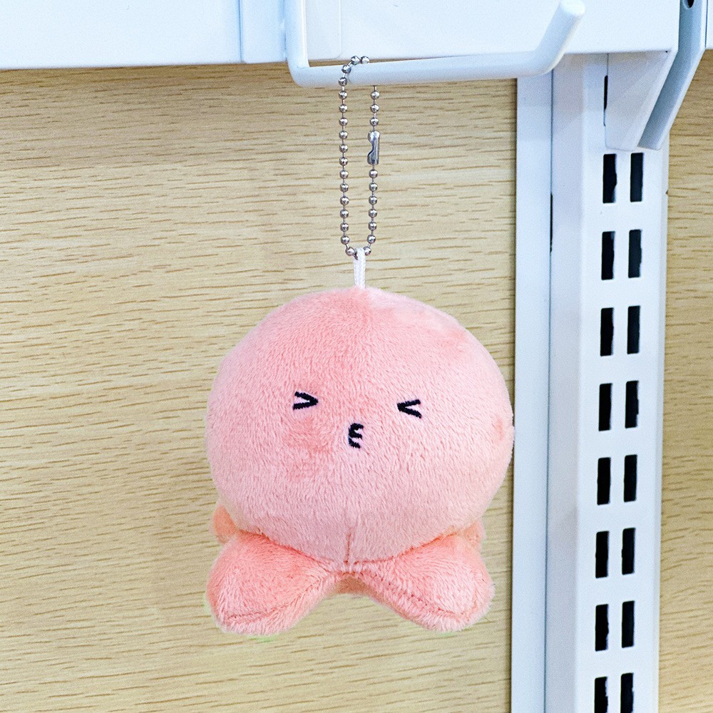 8cm Anime Takopi's Original Sin Doll Keychain Pink Octopus Figure Toys Pendants