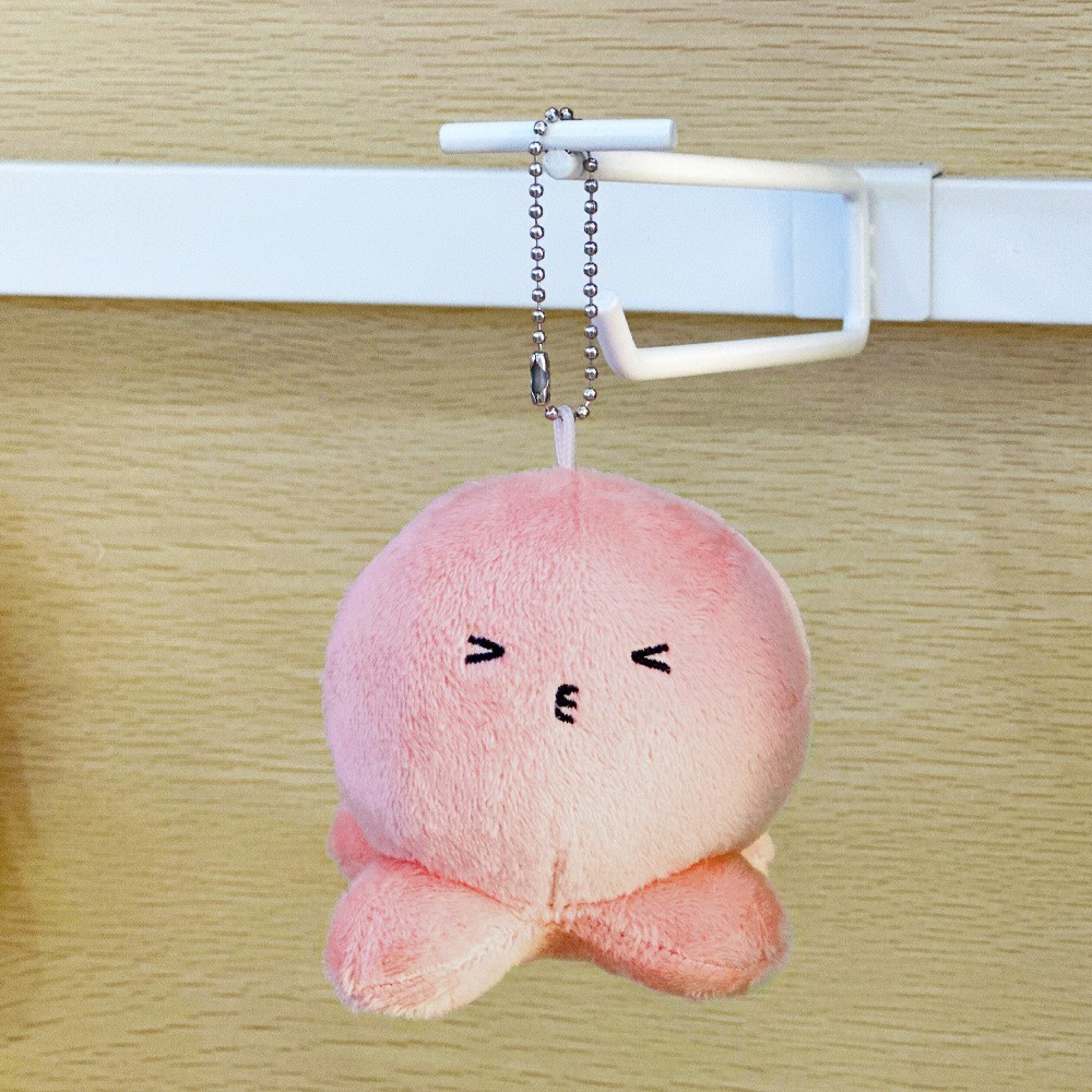 8cm Anime Takopi's Original Sin Doll Keychain Pink Octopus Figure Toys Pendants - Image 3