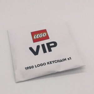 New LEGO 1950 Logo Keychain 5007093 Retro Spinning NEW Sealed