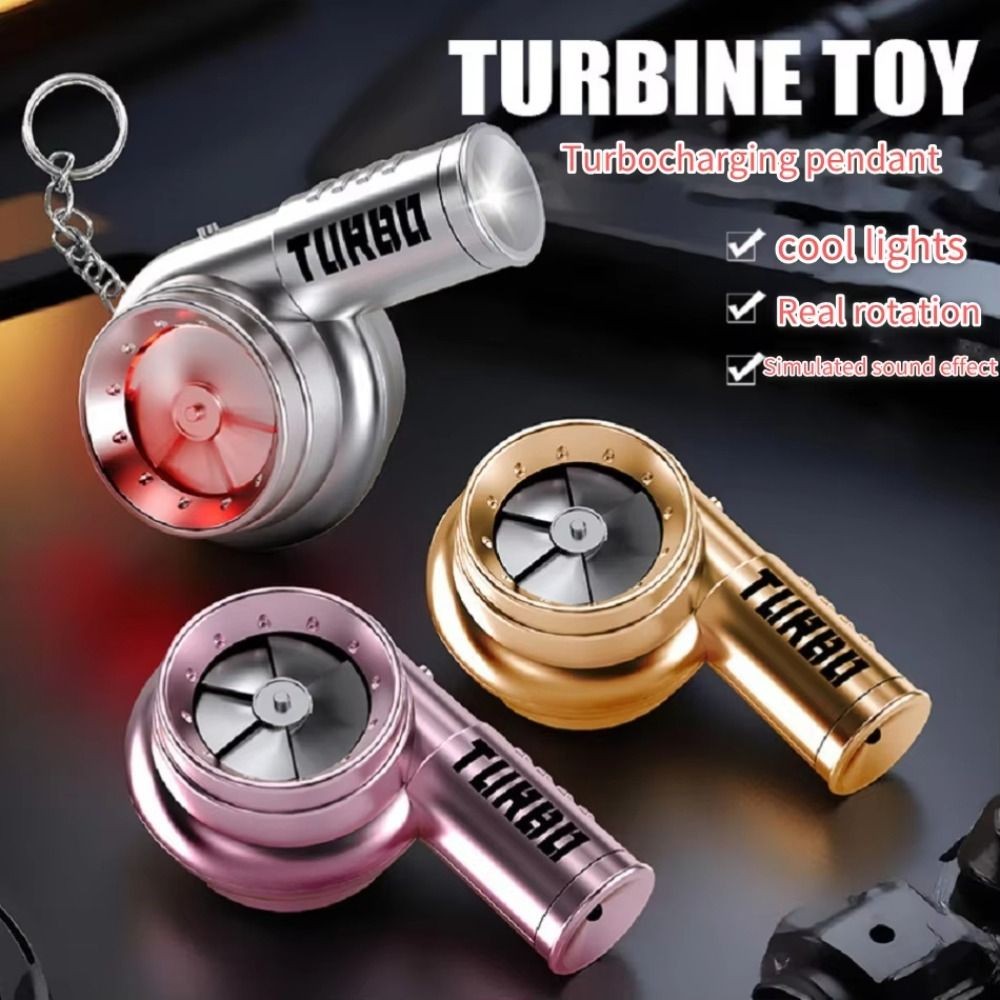 Turbo Key Chain With Sound Simulation Turbo Toys Turbocharging Pendant Keyring - Image 3