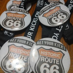 Get Your Kicks on Route 66 PACK OF 6 LANYARDS Key Chains