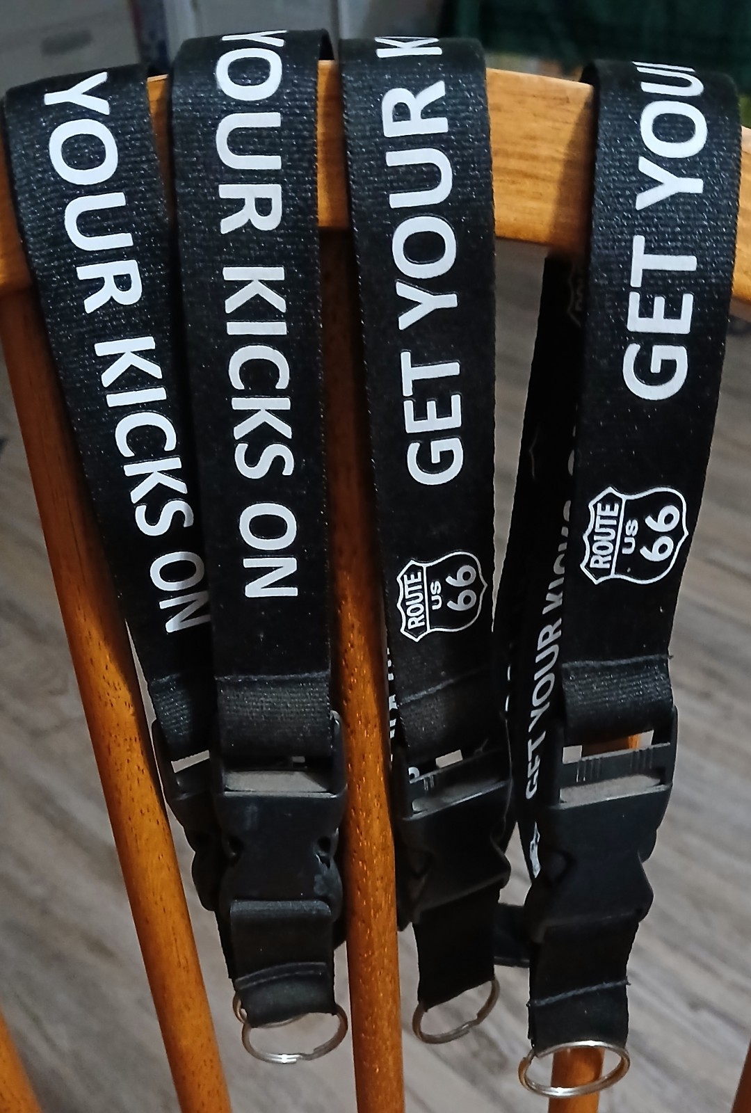 Get Your Kicks on Route 66 PACK OF 6 LANYARDS Key Chains - Image 2