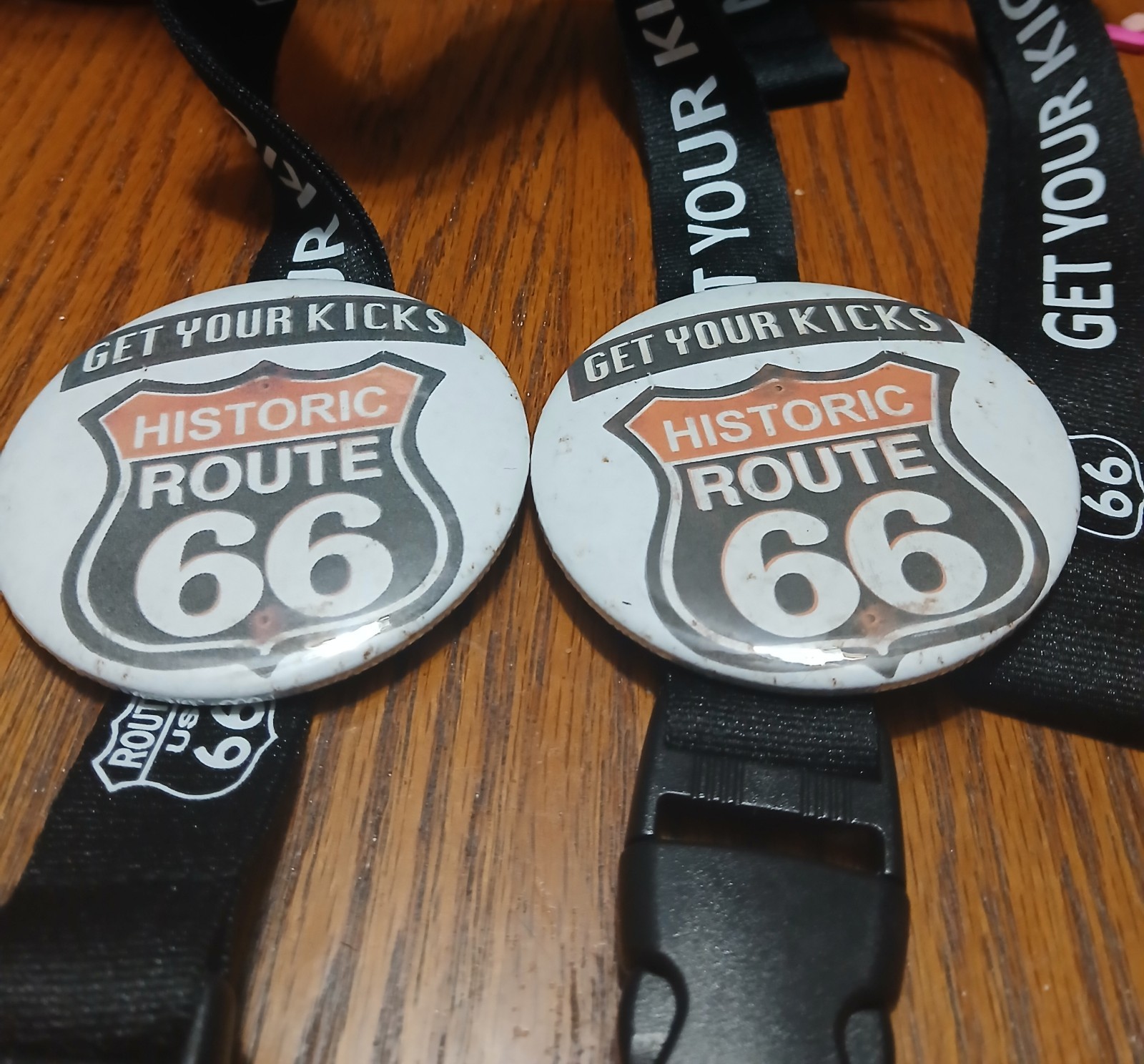 Get Your Kicks on Route 66 PACK OF 6 LANYARDS Key Chains - Image 3