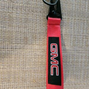 GMC Car Automotive Lanyard Keychain RED/BLACK