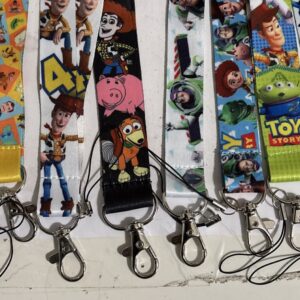 Disney TOY STORY ALIENS BUZZ WOODY only SET OF 8 Lanyards
