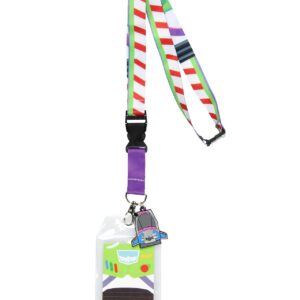 Toy Story Buzz Lightyear Space Ranger Detachable Lanyard with ID Badge Holder