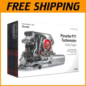 Authentic Porsche 911 Turbo 1:3 Scale Model Engine Kit - Fun & Educational Build