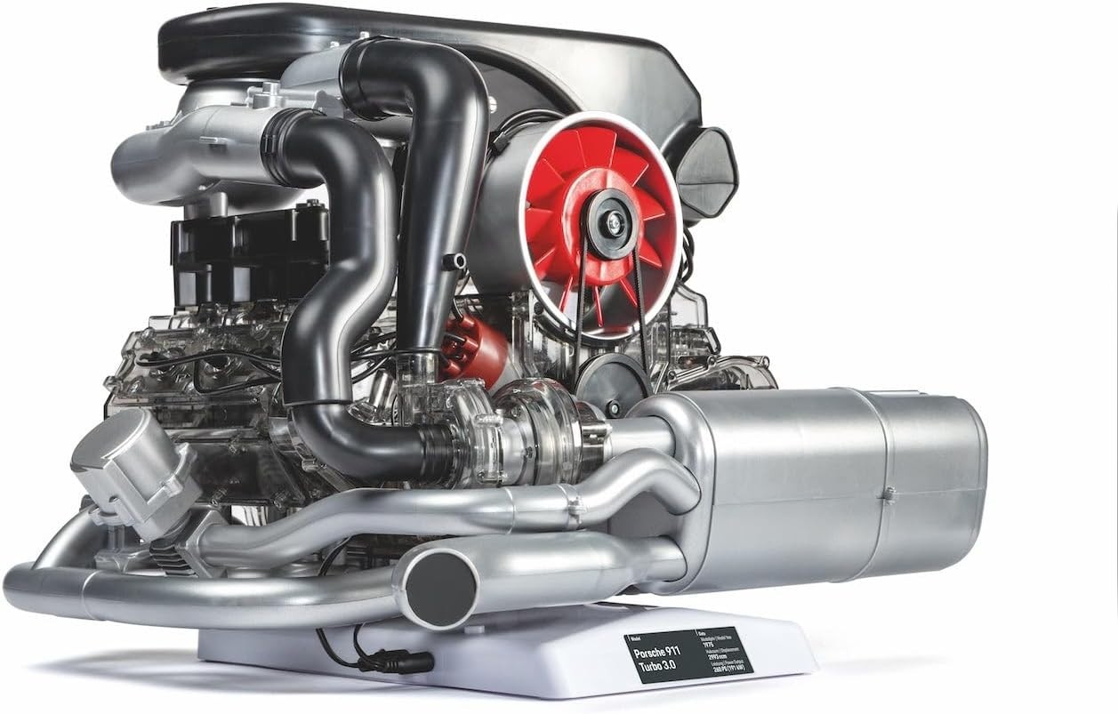 Authentic Porsche 911 Turbo 1:3 Scale Model Engine Kit - Fun & Educational Build - Image 4