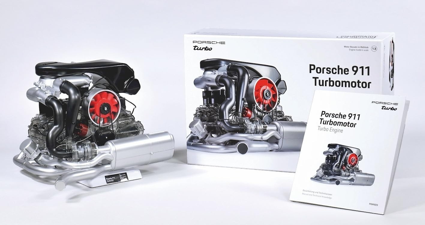 Authentic Porsche 911 Turbo 1:3 Scale Model Engine Kit - Fun & Educational Build - Image 5