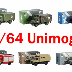 X Car Toy 1/64 Unimog alloy cartoy Finished Product in box