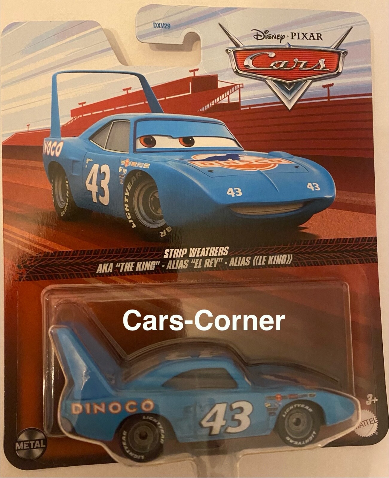 Disney Pixar Cars Strip Weathers Aka. The King No. 43 #47 The Champion New OVP