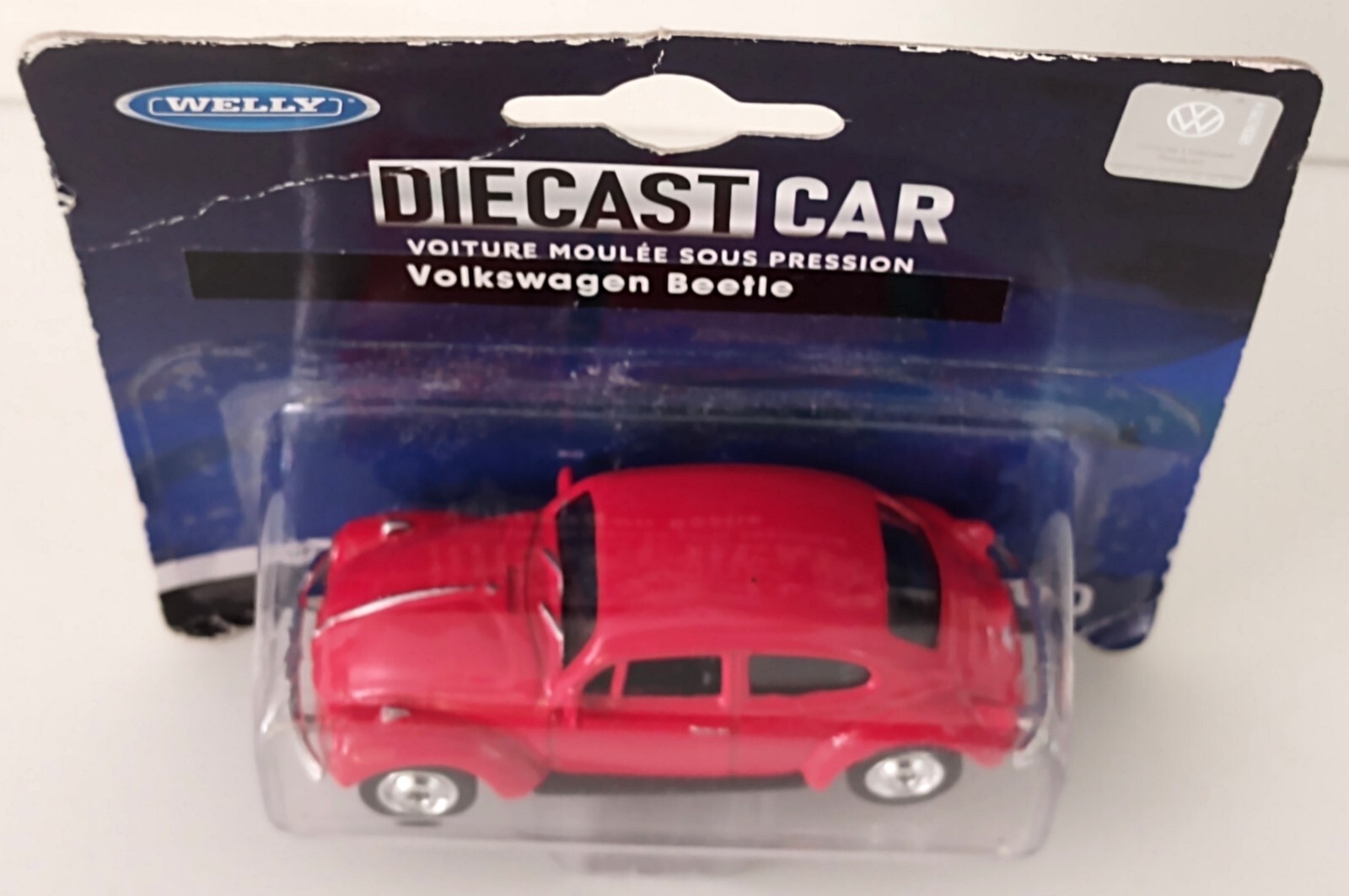WELLY 1:60 CLASSIC VOLKSWAGEN VW BEETLE LICENSED DIECAST CAR CANADIAN TOY SELLER