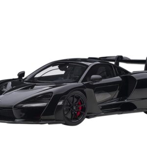 AUTOart 76076 1/18 McLaren Senna Black Finished Product Composite Diecast Car
