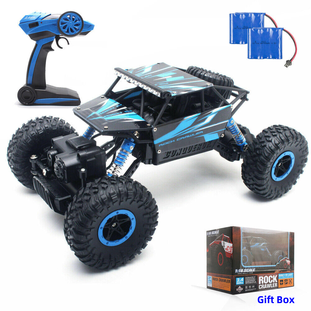 Monster Truck radiocontrol con control remoto 2.4G 4x4 todoterreno coche de radiocontrol con 2 baterías juguete regalo- - Image 2