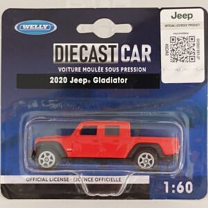 WELLY 1:60 2020 JEEP GLADIATOR LICENSED DIECAST TOY PICKUP TRUCK CANADIAN SELLER