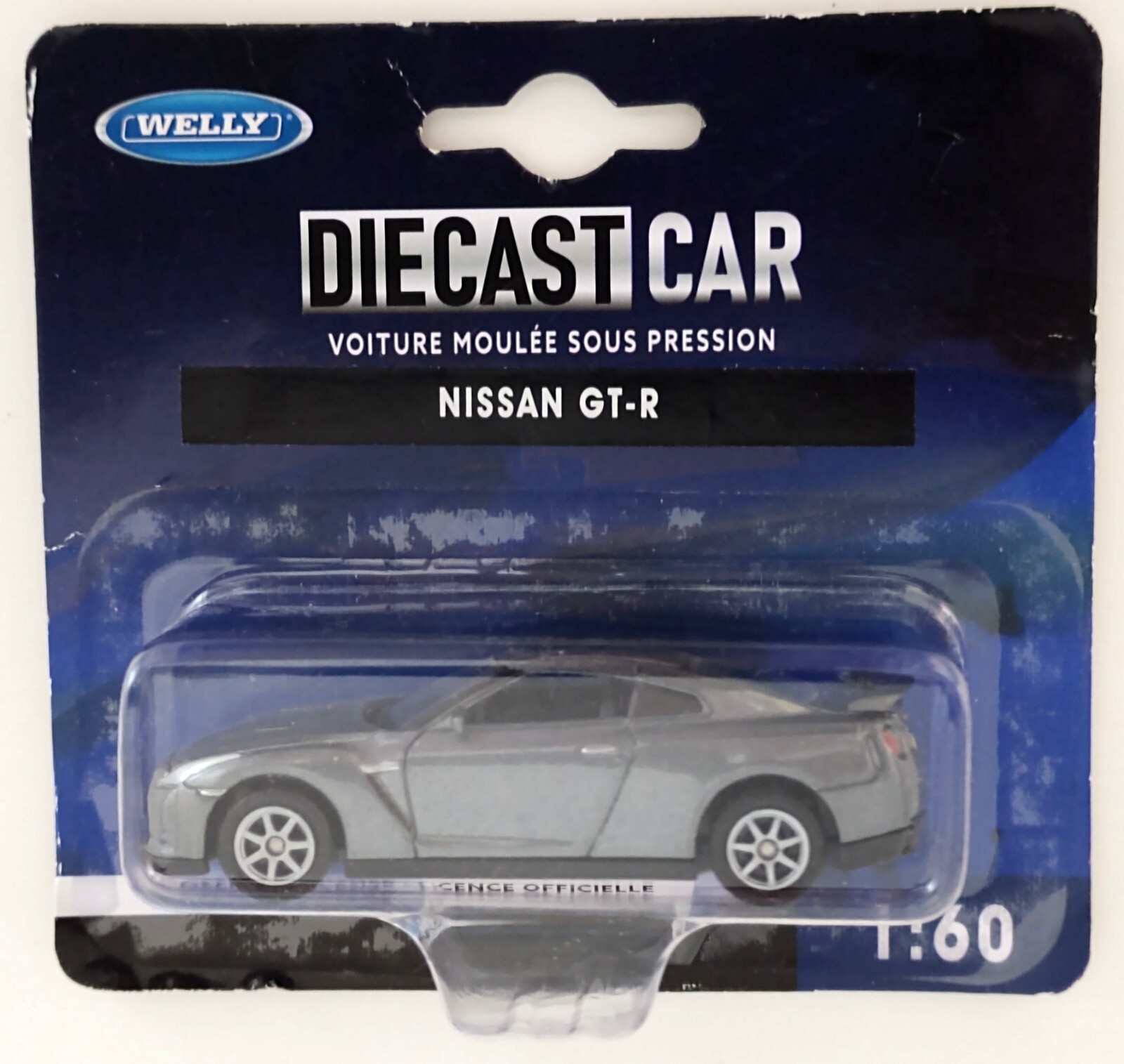 WELLY 1:60 NISSAN GT-R OFFICIAL LICENSED DIECAST SPORTS CAR, CANADIAN TOY SELLER