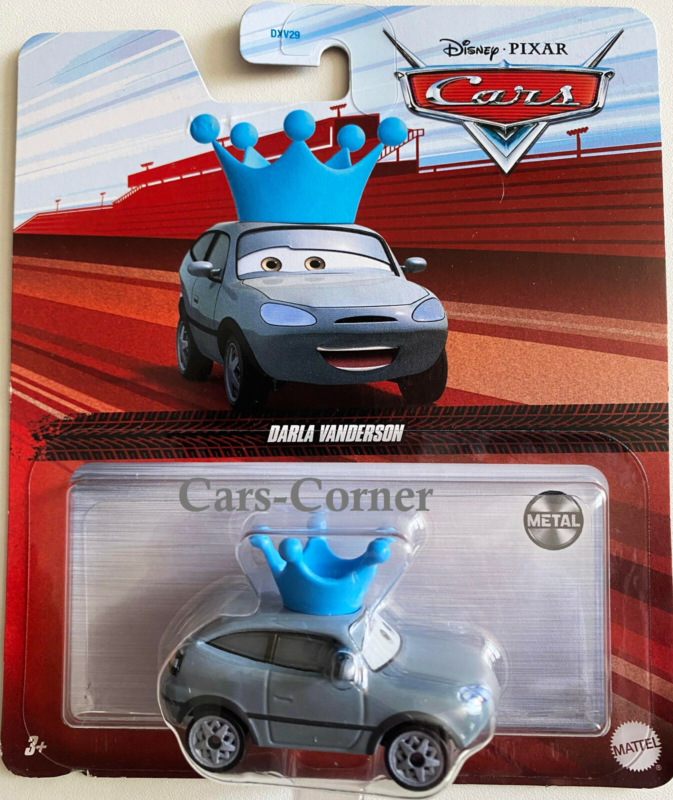 Disney Pixar Cars 1 Darla Vanderson - A Big Fan of Strip Weathers NEW OVP