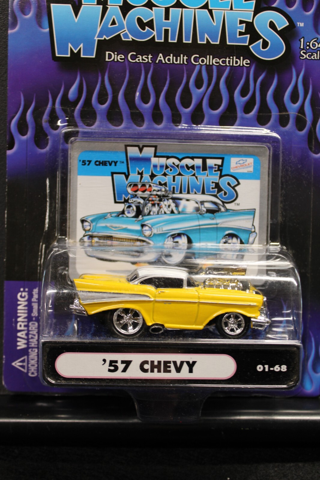 MUSCLE MACHINES - '57 CHEVY - 01-68 - FUNLINE MERCHANDISE - Image 3
