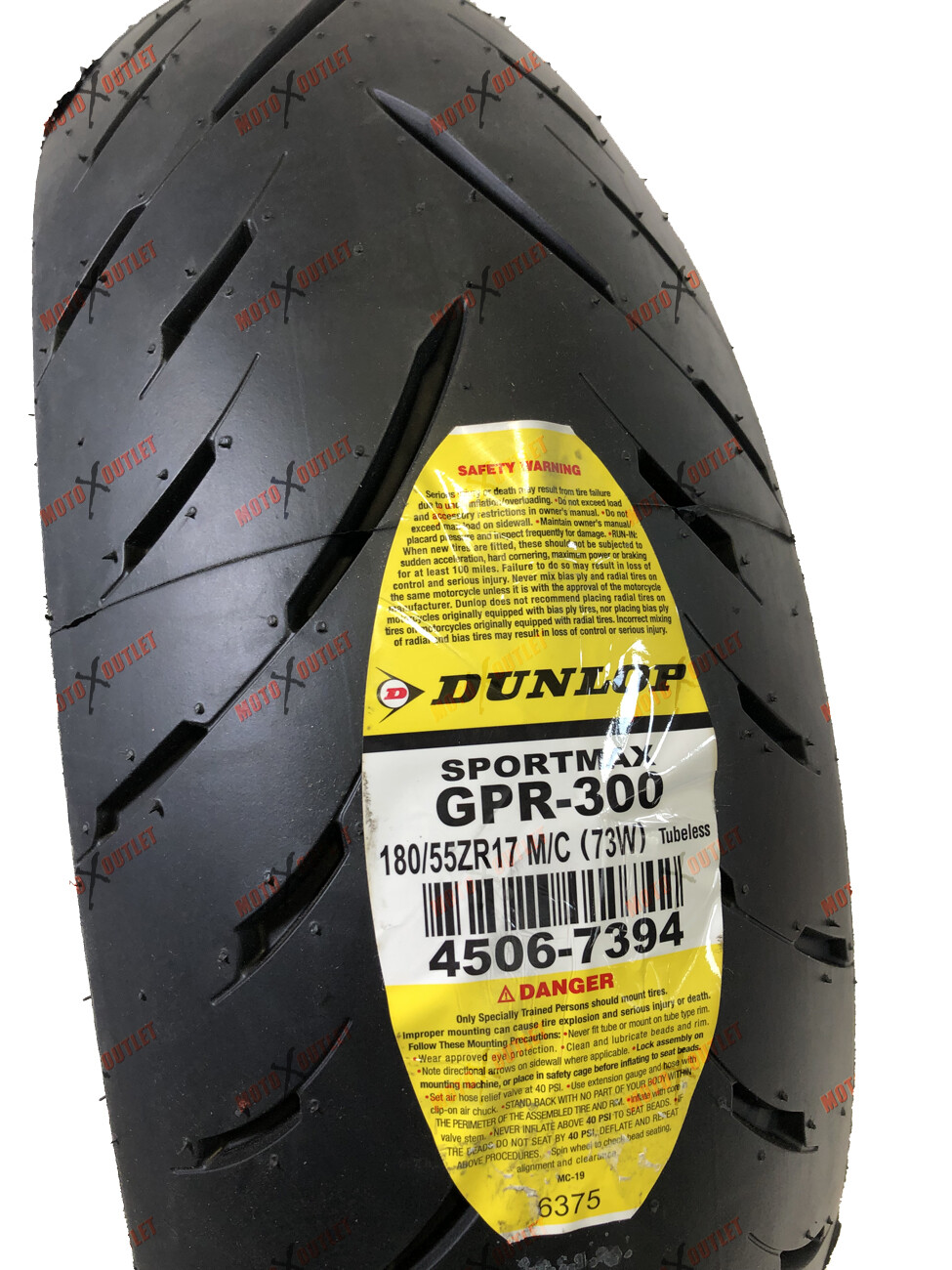 Dunlop GPR 300 180/55ZR17 Tire Rear Motorcycle 180 55 17 Sportmax 45067394 - Image 2