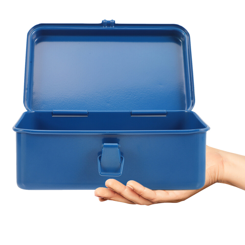 Iron Sheet Tool Box Small Chest Toolbox Tools Container Automotive - Image 4