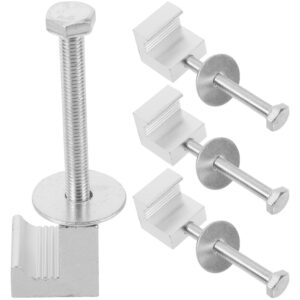4 Pcs Truck Tool Box Mounting Ki Clamps Garage Heavy Duty J Hooks