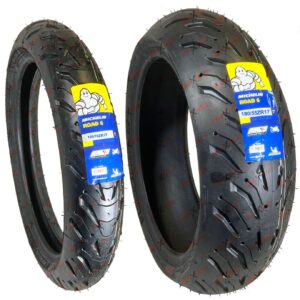 Michelin Road 6 120/70ZR17 180/55ZR17 Front Rear Tire Set Tires 26276 89542