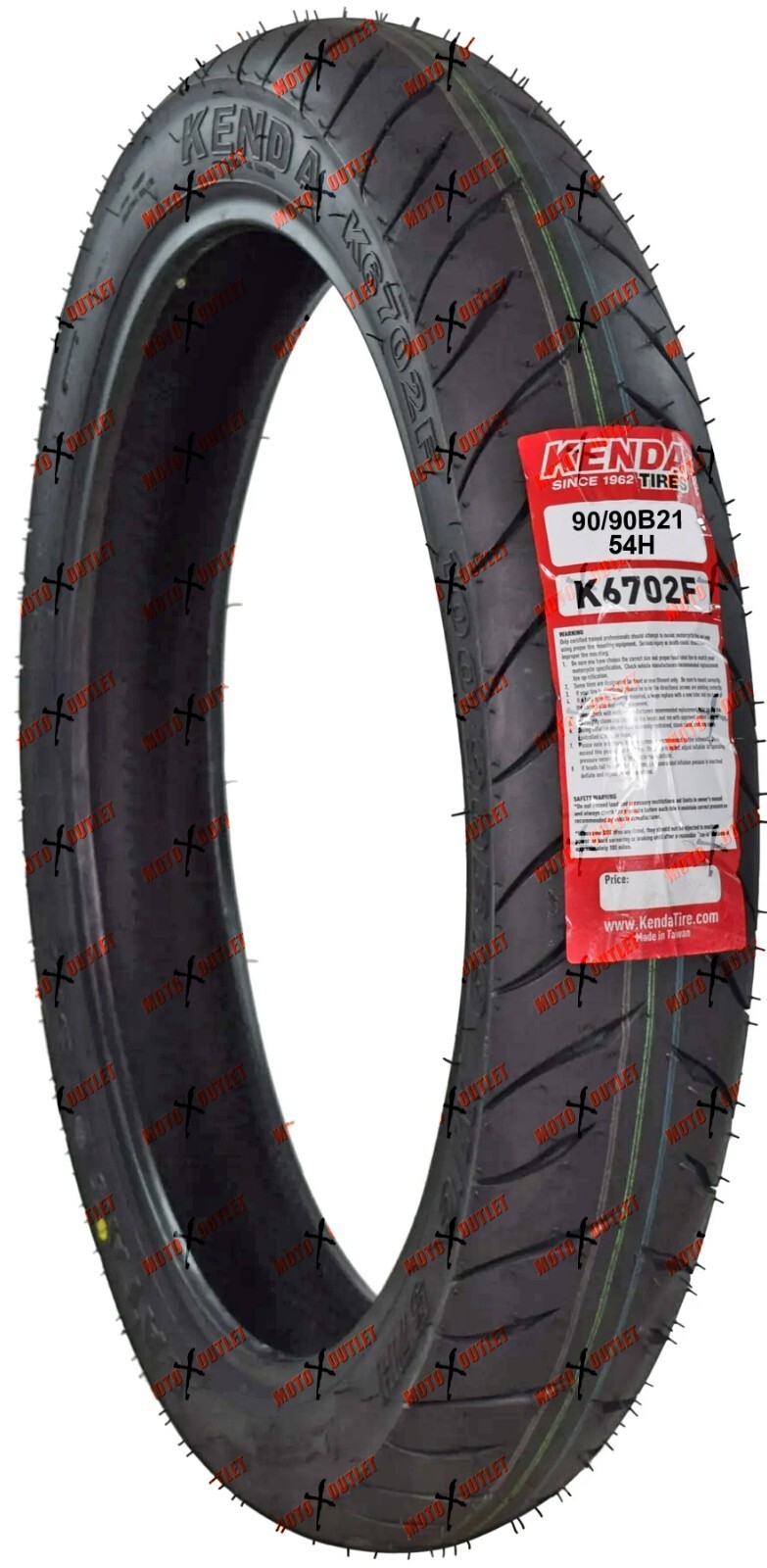 Kenda K6702 90/90-21 Front Tire Motorcycle Cataclysm 90 21 046702210201
