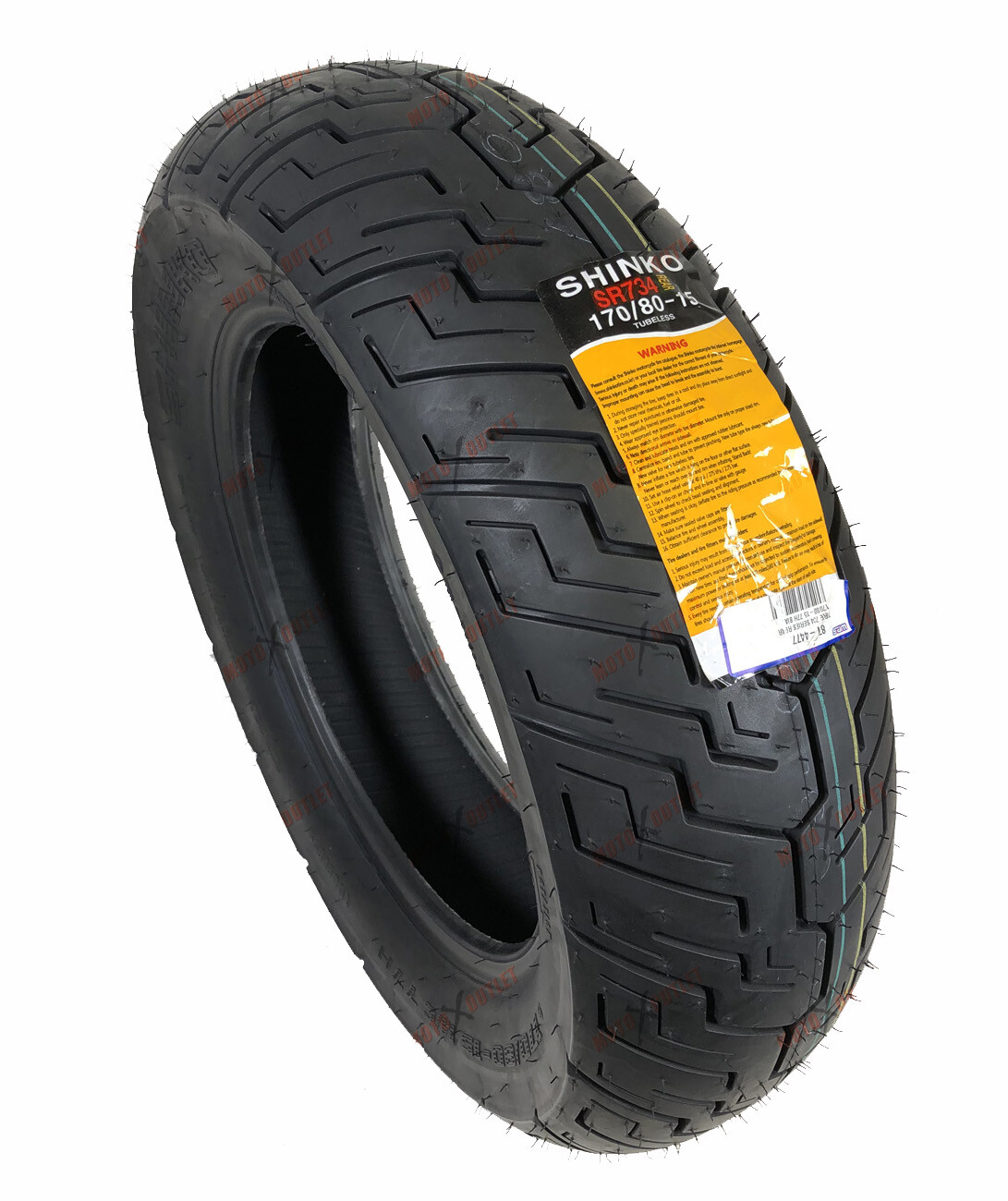 Shinko SR734 170/80-15 Tire Rear Motorcycle Cruiser 170 80 15 SR 734 87-4477