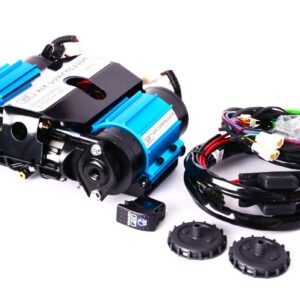 Compresor de aire HF 12V doble pistón offroad 4x4 para bloqueos diferencial