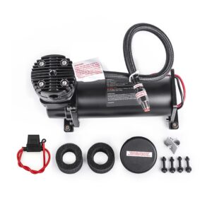Compresor/bomba de suspensión neumática DC 12V 480c MAXPOWER 200 PSI SALIDA 3/8 NPT-