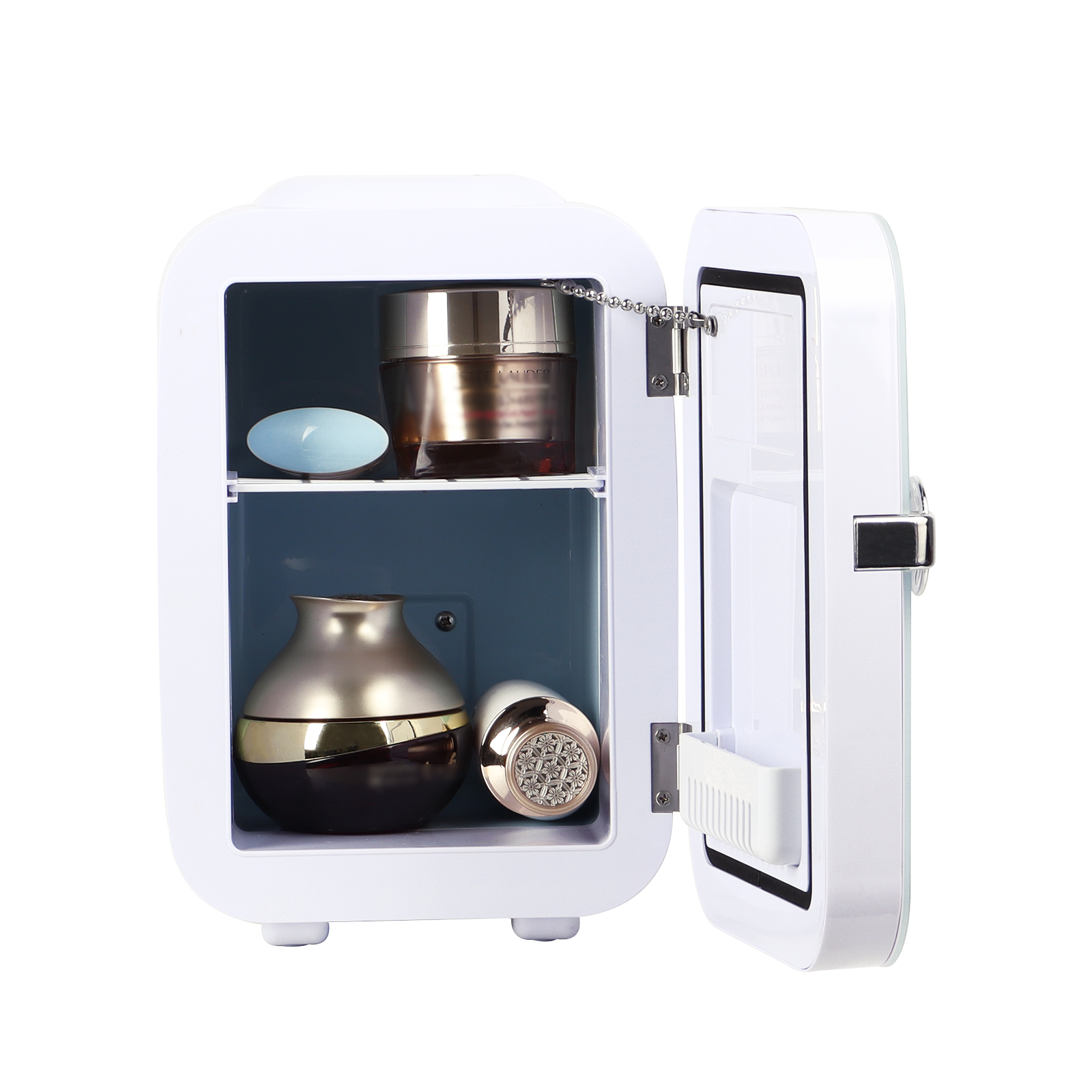 Mini nevera portátil 4 L mesa eléctrica pequeño enfriador dormitorio hielo taquilla- - Image 4
