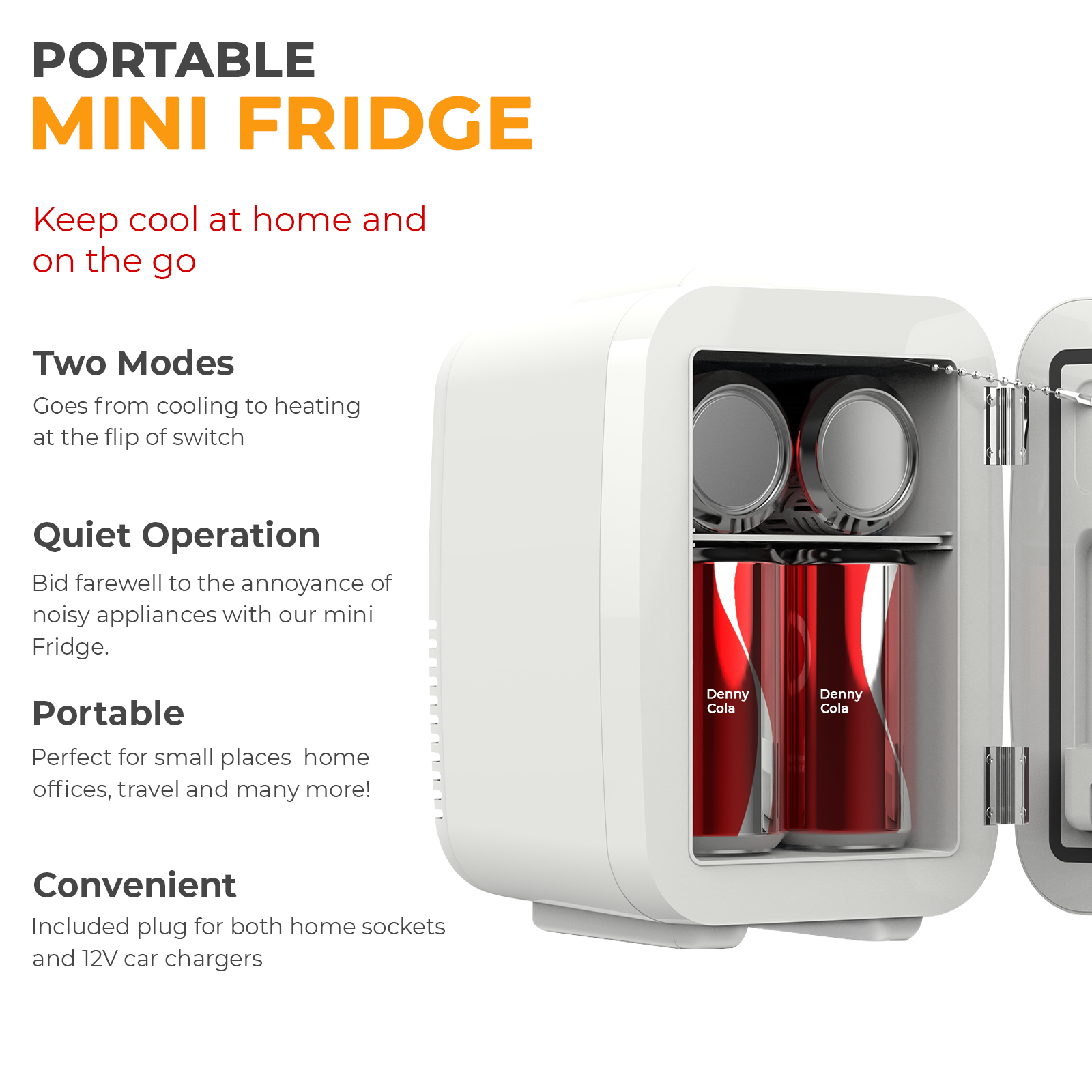 Mini nevera portátil 4 L mesa eléctrica pequeño enfriador dormitorio hielo taquilla- - Image 5