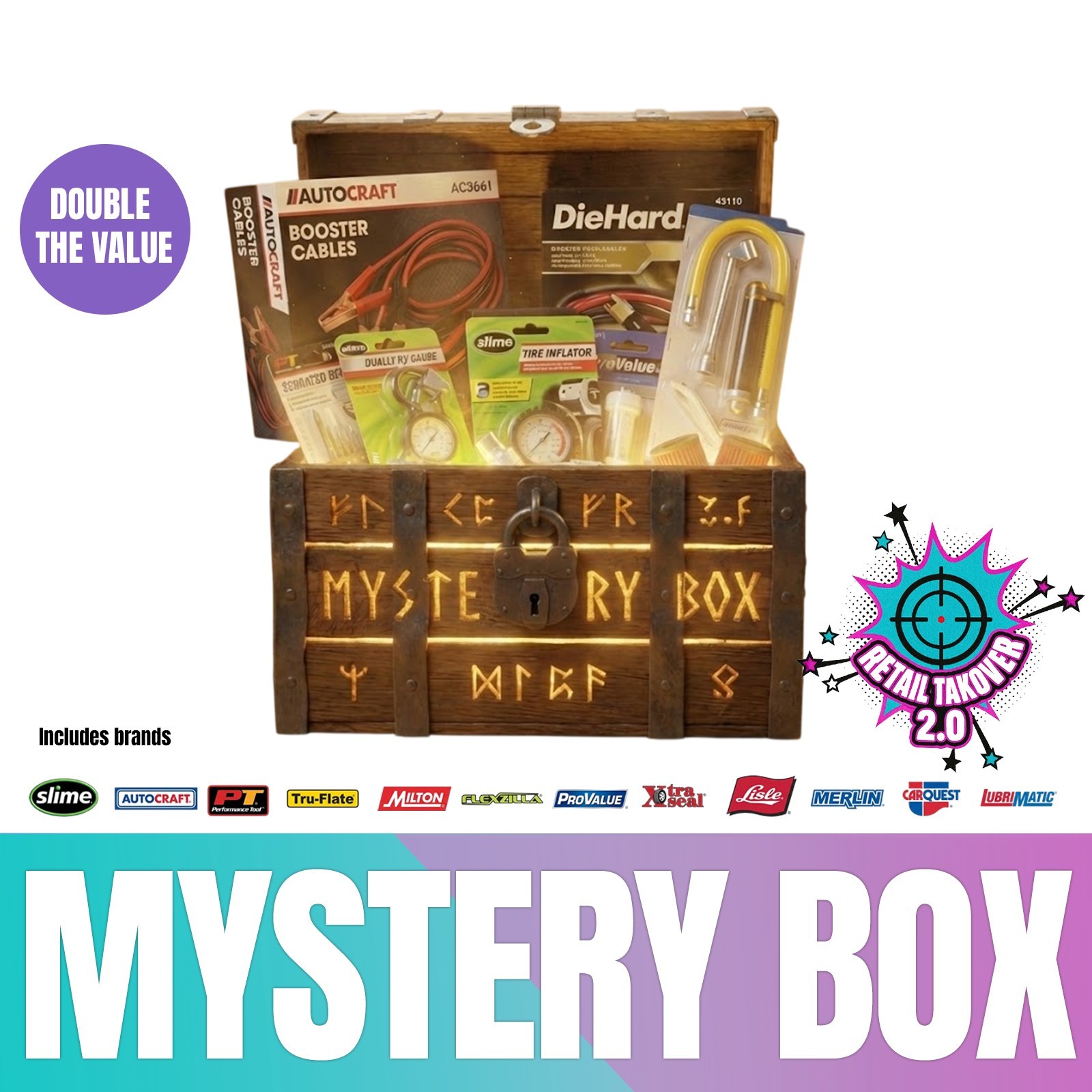 Huge Automotive, Garage Shop Hardware & Accessories Mix Mystery Box Lot