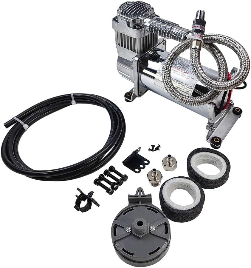 Onboard Heavy Duty 12V Air Compressors 200 PSI Universal Fit for Truck Car Train
