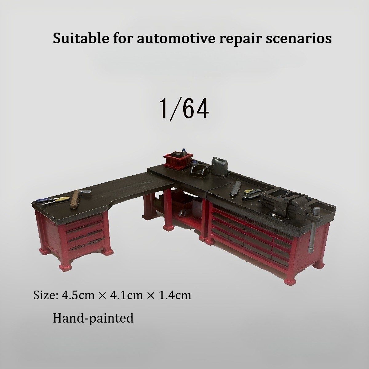 Diorama 1:64 Car Garage Accessories Automotive Repair Tool Workbench Set Props