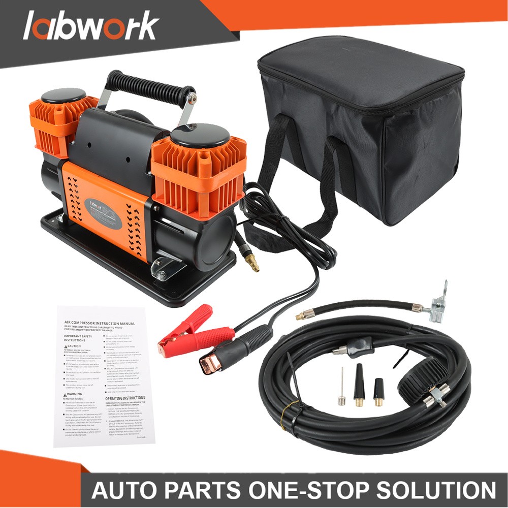 Bomba compresora de aire todoterreno de doble cilindro 12 V de doble cilindro para vehículo 4x4 y autocaravana- - Image 3