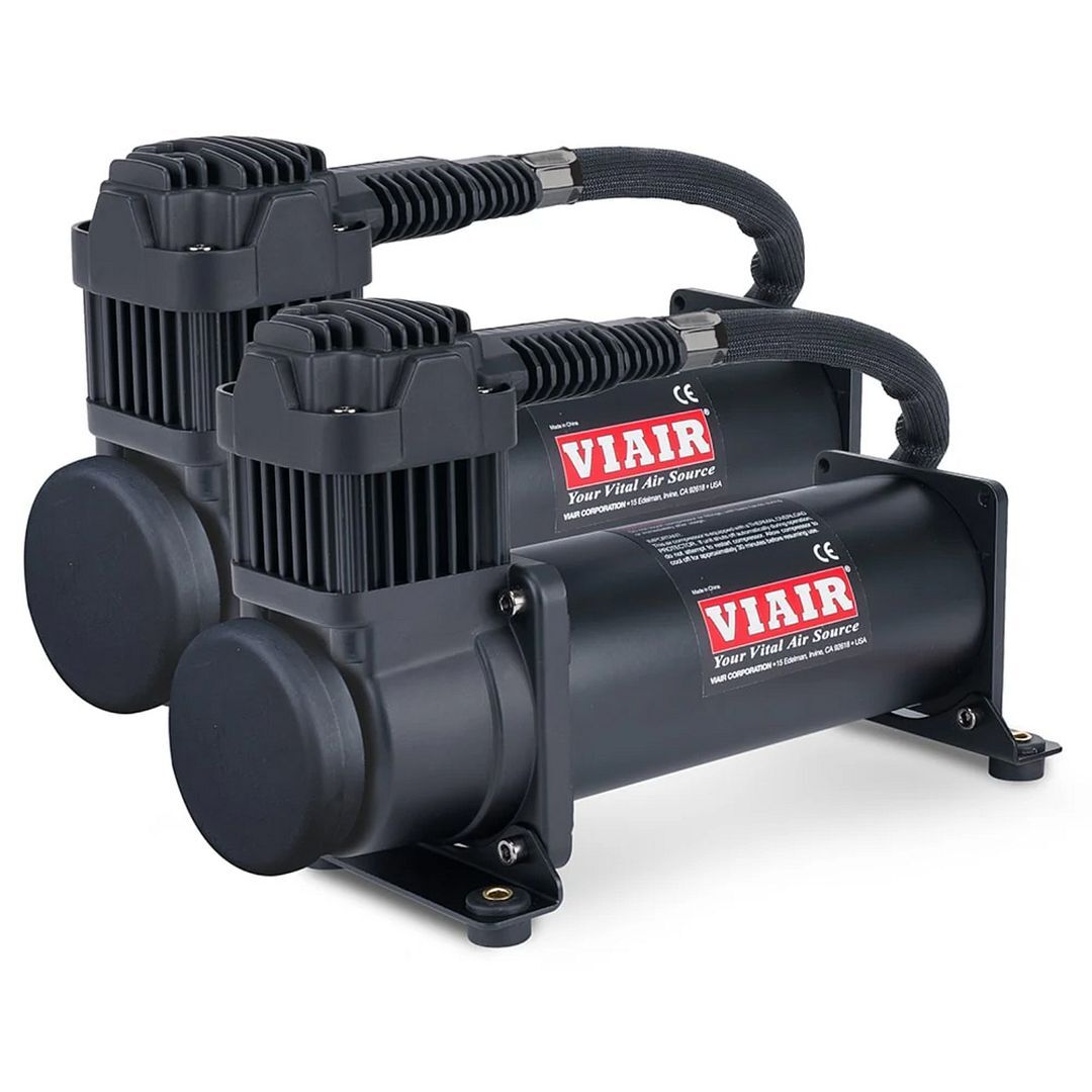 Kit de compresores de aire Viair Dual 444C Stealth negro suspensión neumática - 12V, 200 PSI- - Image 2