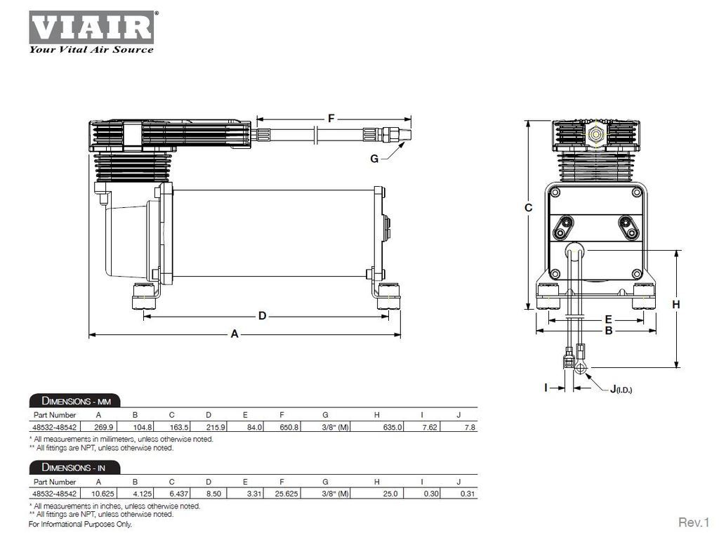 Kit de compresores de aire dobles negros VIAIR 485C para montaje en coche y camión - 12V 200 PSI- - Image 2