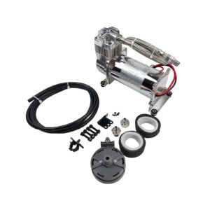 Compresores de aire integrados de 12 V de servicio mediano 150 PSI con kit de montaje remoto | Ajuste para...-