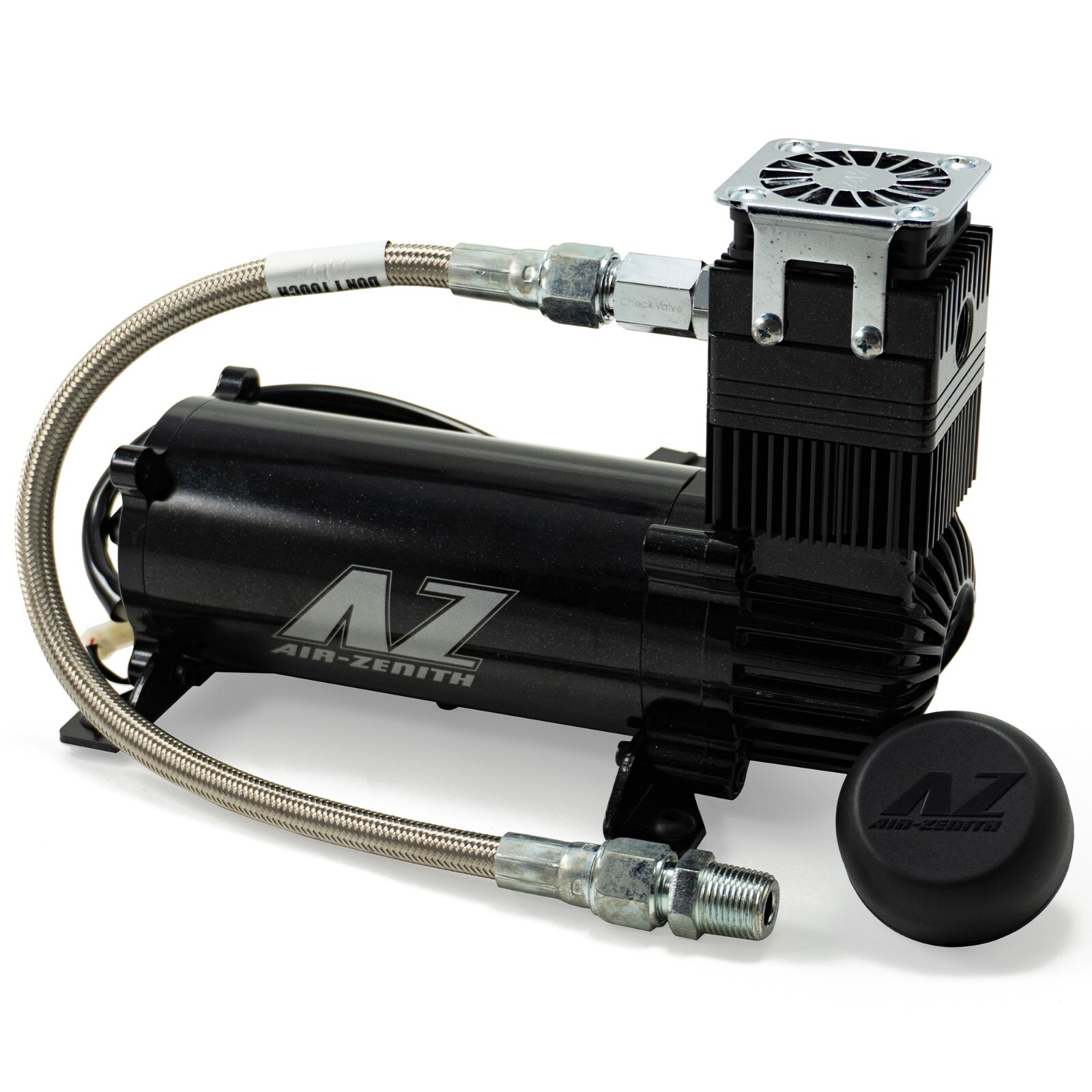 Compresores de aire Air Zenith Dual OB2 Stealth negros para bocinas de tren - 12 V, 200 PSI- - Image 2