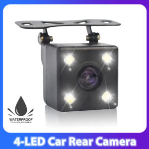 4-LED Rear View Camera Car Reverse 170° Night Vision Parking Camera Waterproof