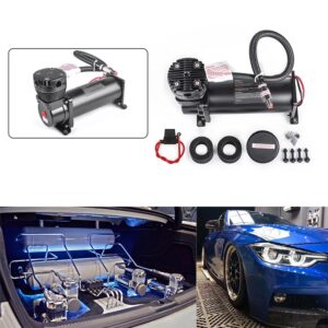 Piezas de compresor de aire NPT de 12 V 200 PSI 1/4" para bocinas de tren bocina de aire suspensión neumática-